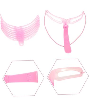 Housoutil Eyebrow Tools 9 Sets Eyebrow Aid Grooming Brow Stencil Professional Eyebrow Stencil Replaceable Travel Accessories 12X11X8CMx3pcs Pinkx3pcs - Buy Online on GoSupps.com