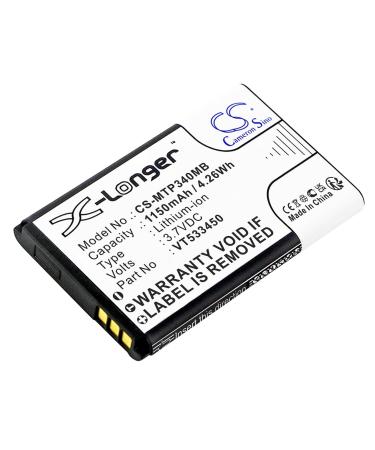 1150mAh/3.7V Replacement Battery for MotoroIa Ease 34 Ease 44 Ease 35 VT533450