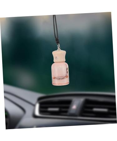 GLEAVI 1pc Perfume Bottle Beach Ornaments for Bathroom Valentines Favor Clear Ornaments Container Car Glass 1 count (Pack of 1) Yellow - Buy Online on GoSupps.com