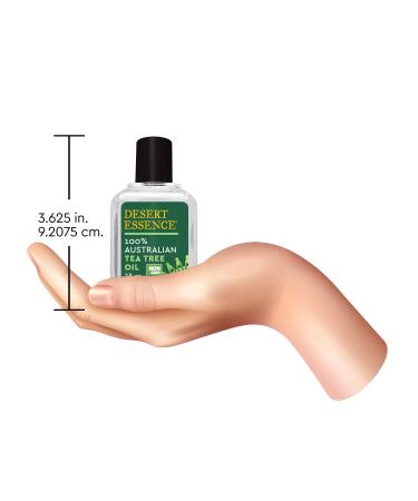 Desert Essence Australian Tea Tree Oil - Therapeutic Grade 2 Fl Oz Essential Oil for Glowing Skin & Home Cleansing - Natural Pedicure Regimen - Buy Online on GoSupps.com