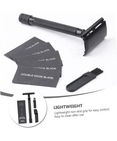 Minkissy 3 Sets Manual Reusable Razor & Trimmer - Stainless Steel Edge Shaver for Men | Old Razor & Nose Hair Groomer - Buy Online on GoSupps.com