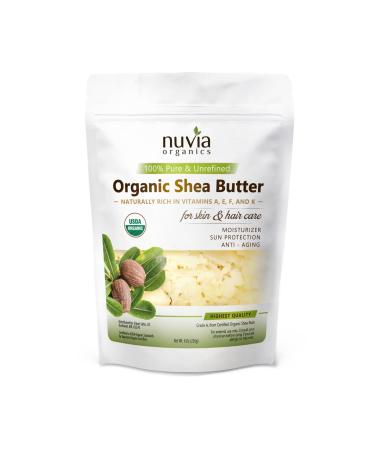 Shea Butter - USDA Certified Organic Virgin Unrefined Grade A Quality 8oz