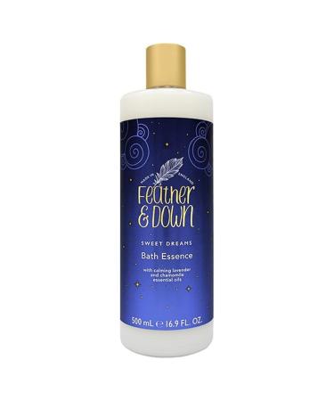 Feather & Down Sweet Dream Bath Essence (500ml) with Calming Lavender & Chamomile Essential Oils. Helps to Prepare You for a Restful Night s Sleep. Cruelty Free. Vegan Friendly. Chamomile 500 ml (Pack of 1)