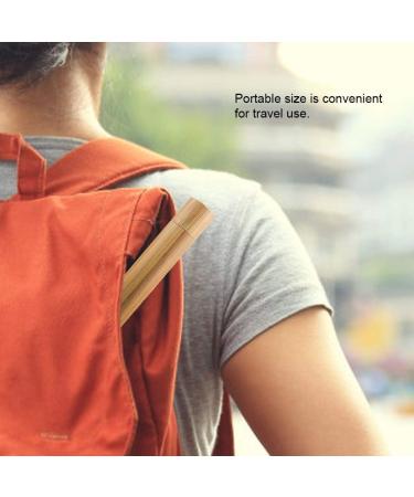Viagasafamido Bamboo Toothbrush Case | Portable Eco-Friendly Bamboo Holder for Travel & Outdoor Use - Buy Online on GoSupps.com
