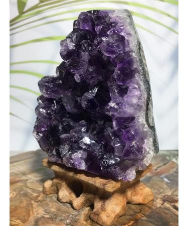 Quartz Natural Gem Amethyst Specimen Fashion Ornament Feng ShuiRaw Stone Purple Wicca Witchcraft Decor Can be Used for JZIGTDEM - Buy Online on GoSupps.com