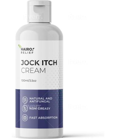 New HAIRO Relief Jock Itch Cream 100ml XL - Fast Relief Treatment for Men & Women - Buy Online on GoSupps.com