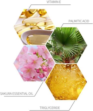 Allbestaye Cherry Blossom Lip Balm Lip Peeling Hydrating Lighten Lip Lines Anti-Drying Moisturizing Lip Scrub - Buy Online on GoSupps.com