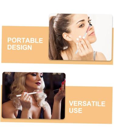 WOONEKY Fish Tail Brush Highlighter Blush Brush Loose Powder Brush Nose Shadow Brush Makeup Supplies White 18.50X1.00X1.00CM White - Buy Online on GoSupps.com