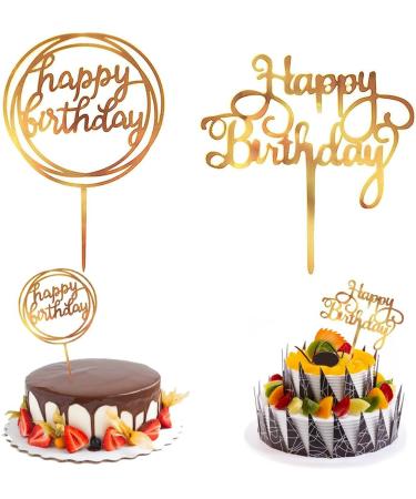 42 Pcs Butterfly Cake Topper 40Pcs 3D Butterfly Cake Decorations & 2Pcs Happy Birthday Cake Topper for Girls Women's Birthday Wedding Cake Ornaments Party Decoration (B: Multi-Colored) - Buy Online on GoSupps.com