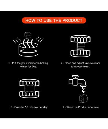 Jaw Exerciser Face and Neck Exerciser Double Chin Reducer Eliminator for Jaw Exercise Ball to Face Lift Chisel Chin Slimming & Neck Muscle Helps Reduce Stress and Cravings Black_40LBS - Buy Online on GoSupps.com