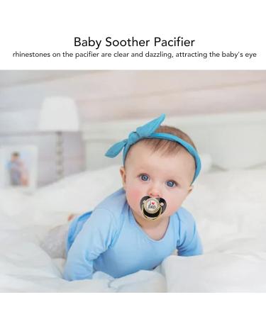 Bnineteteam Baby Schnuller - Silicone & PP Feeding Pacifier for 6-18 Months - Black Baby Products - International Shipping Available - Buy Online on GoSupps.com
