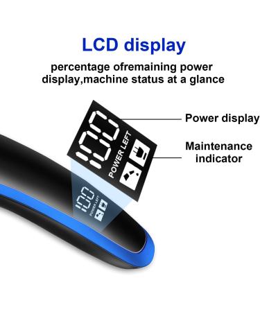 KEMEI Black Hair Clippers for Men Electric Cordless Clippers for Hair Cutting Professional Barber Clippers USB Rechargeable Wireless Haircut Clippers km-828 - Buy Online on GoSupps.com