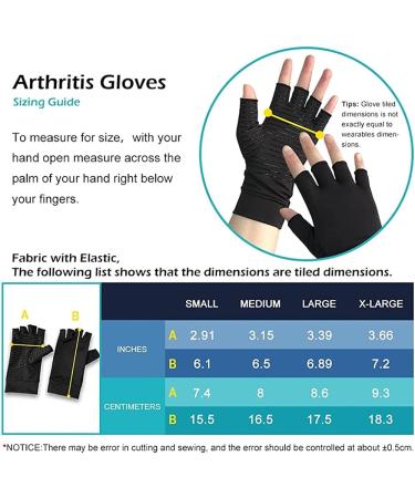 Copper Arthritis Compression Gloves | Medium Size | High Copper Content - Buy Online on GoSupps.com