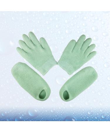 DEARMAMY Paraffin Wax Mitts 1 Set of Gel Spa Moisturizing Sock & Glove Hand Moisturizing Overnight for Skin Care Dry Cracked Spa Treatment Chapped Hands and Feet Moisturizing Socks - Buy Online on GoSupps.com