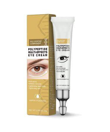 Polypeptide Eye Cream Anti Aging - Eye Cream for Dark Circles and Puffy Eyes - Dark Circle Eye Cream Eye Bags Remover - Firm Lift Eye Contour Skin - Moisture Hydrate Smooth Tender Restore Radiance