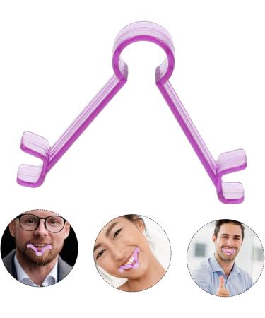 Baluue Lip Muscle Trainer Mouth Trainer Face Exerciser Lift Oral Exerciser Exerciser Muscle Lips Trainer Lips Slimming Exerciser Muscle Tightening Lips Shaper Lift Tool 9.30X7.70X1.50CM Purple - Buy Online on GoSupps.com