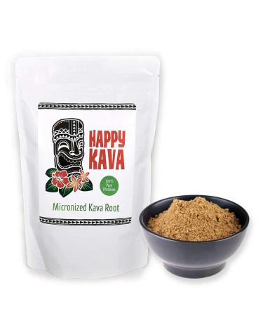 Happy Kava High Potency Gourmet Instant Micronized Kava Root Extract (10-12% Kavalactones) | Potent Maximum Power Organic Supplement Drink | Provides Mind and Body Balance, Clarity for Men Women Adult