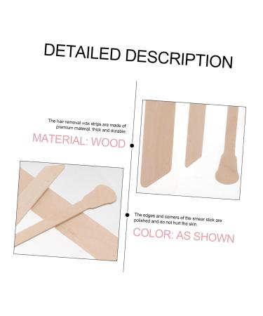 Buy Ipetboom 150pcs Wax Stick Hair Removal Tool Applicator - Premium Wooden Waxing Supplies for Smooth Skin - Buy Online on GoSupps.com
