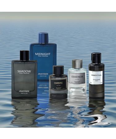 Jean Rish Essencia Pour Homme Eau De Parfume for Men (3.4 Fl Oz / 100ml) with Orange Mint & Madagascar Vanilla Notes - Long Lasting and Luxury Fragrance - Buy Online on GoSupps.com