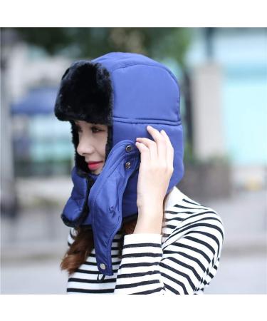 Winter Beanie Hats Earflap Women Men Chapka Hats with Fur Trim Winter Aviator Hat Hunting Cap Windproof Snow Lightweight Waterproof - Winter Outdoor Gifts - Buy Online on GoSupps.com