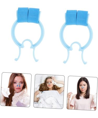 FRCOLOR 30 Pcs Nose Correction Clip - Portable Nose Pincher & Breath Accessory - Sky Blue Nose Clip Set for Convenient Fixing - Household Nose Stopper & Nose Plug - Buy Online on GoSupps.com