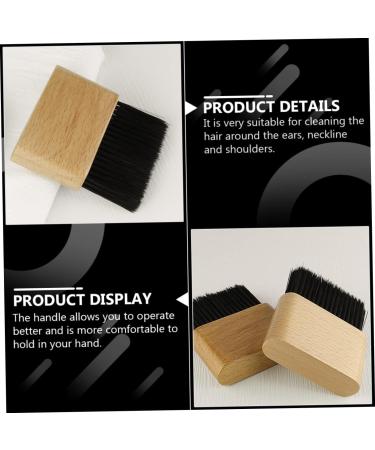 Angoily 1pc Cleaning Brush Haircut Neck Duster Barber Duster Brush Facial Cleansing Brush Cleaning Duster Neck Cleaner Barber Duster Salon Duster Hair Removal Brush Wooden - Buy Online on GoSupps.com