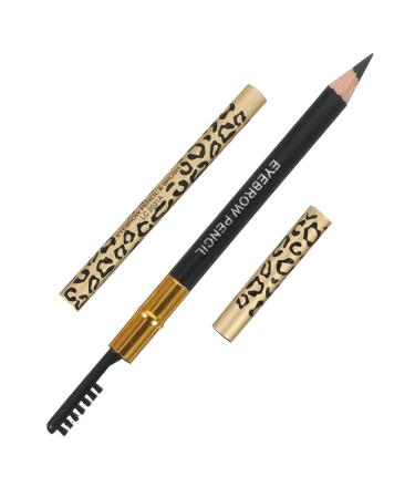 Healeved 2pcs Eyebrow Pencils Trimmer Waterproof Eyebrow Pencil Micro Eyebrow Brush Uk) Black 1 count (Pack of 1) Black