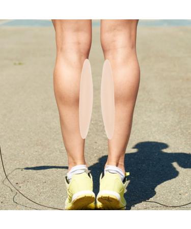 2 Pairs Self-Adhesive Silicone Calf Pads - Non-Slip Leg Corrector for Curved & Thin Legs | Comfortable Calf Patches & Crooked Leg Onlays - Ship Internationally - Buy Online on GoSupps.com