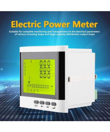 Three-Phase Multifunctional Digital Energy Meter Multi-Function Three-Phase Programmable Electric Power Meter Digital LED Ammeter Voltmeter - Buy Online on GoSupps.com
