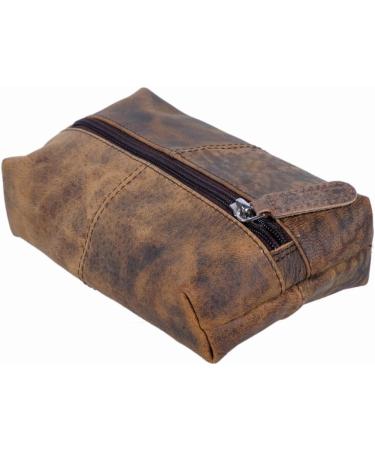 KomalC Leather Zip-Lock Cosmetic Makeup Pouch Bag Pen Pencil Case - SALE | Shop Now! - Buy Online on GoSupps.com