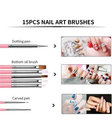 Nail Art Tools Nail Painting Brushes Dotting Pens Designers Manicure Tapes Kit Nail Art Tools - Buy Online on GoSupps.com