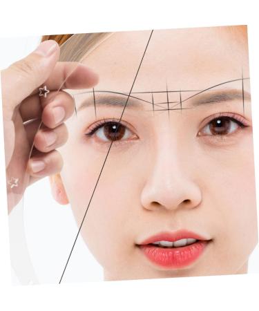 Didiseaon 1 Set Positioning Ruler Drawing Line Tool Eyebrow Measuring Ruler Eyebrow Trimming Ink Line - Buy Online on GoSupps.com