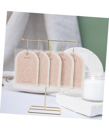 Mikinona 1 Set Nail Art Display Cardboard T Bracket Elegance Fake Nails Show Rack Salon Nail Art Display Holder Nail Art Showing Holder Manicure Paper Card False Nails - Buy Online on GoSupps.com