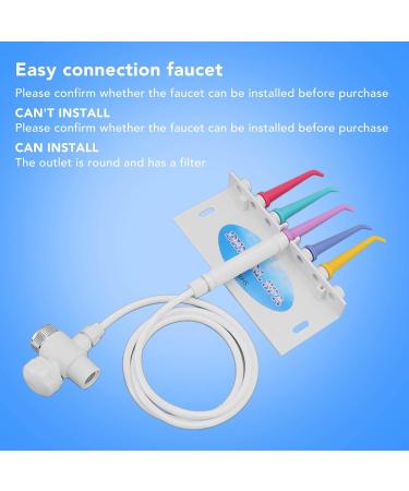 Topyond Water-Toothed Toothpick - Family Use Water Tooth Silk 5 Color Jet Tips Safe Water Pressure Tooth Care Tools - Buy Online on GoSupps.com