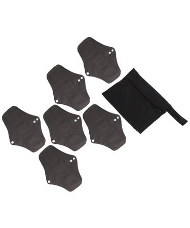 1 set of washable women's sords Washable sanitary napkins PAD menstrual deposits Reusable panty inserts Washable sanitary cushion liner bamboo carbon mother first aid