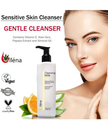 3-in-1 Moisturiser Milk Cleanser & Anti-Spot Makeup Remover | 3x200ml | Vegan Paraben-Free | For Sensitive/Dry Skin - Buy Online on GoSupps.com