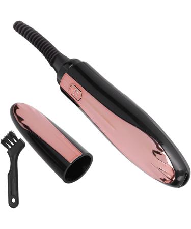 Qukaim Electric Eyelash Curler Electric Eyelash Curler USB Rechargeable Natural Quick Heated Eyelash Curling Clip for Women Black - Buy Online on GoSupps.com