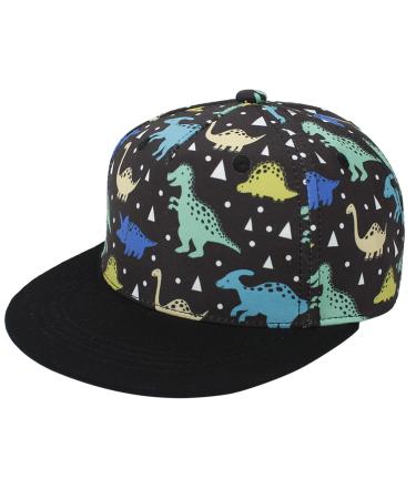 XYIYI Kids Baby Baseball Caps Cotton Sun Hat Adjustable Trucker Hats Sport Visor Cap 4-8 Years Dinosaur