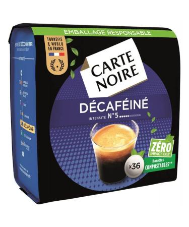 Decaffeinated No. 5 Senseo Type x36 250g Carte Noire Pack of 3