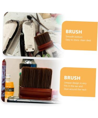 FRCOLOR neck brush Neck Cleaning Brush Hair Cutting duster neck duster bristles salon barber brush Hair Cutting Kits for cleaning barber duster Hair removal brush nylon soft 12X11X2CM Black - Buy Online on GoSupps.com