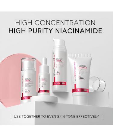 Niacinamide Skincare Set - Hydrate & Even Skin Tone | Travel-Friendly 4pcs Kit for Women Moms & Teens - Perfect Birthday Gift - Buy Online on GoSupps.com