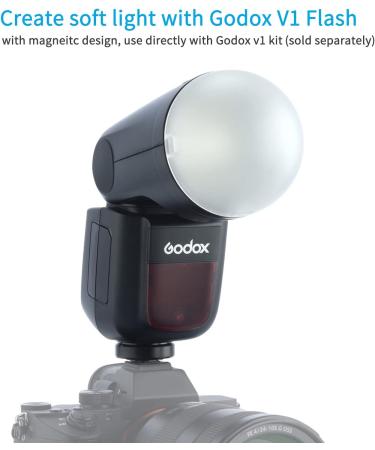 Godox AK-R11 Diffuser Dome for V1 Round Head Flash - Compatible with AD100Pro / H200R - Buy Online on GoSupps.com