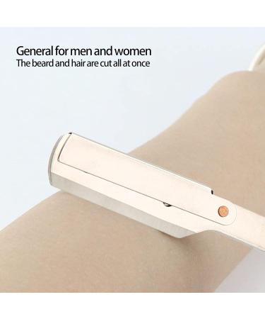 Buy Retro Razor - Professional Stainless Steel Straight Edge Shaver for Men & Women | International Shipping Available - Buy Online on GoSupps.com