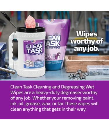 Buy Sellars 90174 Clean Task Cleaning & Degreasing Wet Wipes Refill - Ultimate Cleaning Solution for Home & Industry | International Shipping Available - Buy Online on GoSupps.com