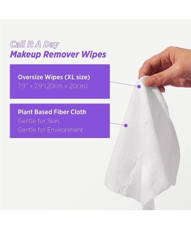 Unicorn Glow XL Biodegradable Face Wipes + Lip Eye Makeup Remover Duo - Daily Cleansing Towelettes (1 EA) - Buy Online on GoSupps.com