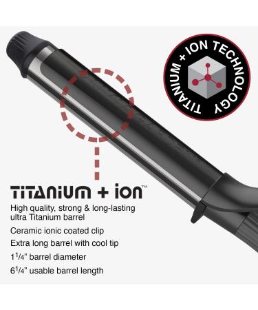 Olivia Garden Titanium + Ion Curling Iron - Dual Voltage | Heat Mat & Limited Edition Brush Included | High Performance Styling Tool - Buy Online on GoSupps.com
