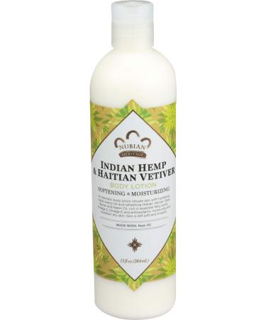 Body Lotion Indian Hemp & Haitian Vetiver - 13oz Indian Hemp & Haitian Vetiver 13 Fl Oz (Pack of 1)