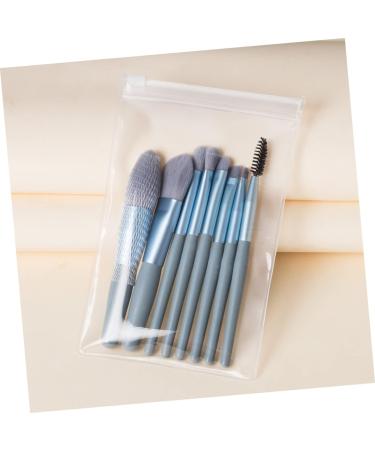 Baluue 8pcs Makeup Brush for Woman Mini Makeup Brushes Eyeshadow Makeup Brushes Facial Kit Wooden Blue 14x1x1cm Blue - Buy Online on GoSupps.com