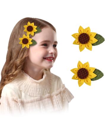 Sunflower Hairclip Sunflower Hairpins Sunflower Hair Accessories for Kids Girls Women Party Gift