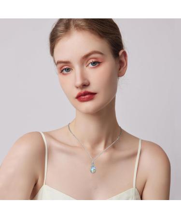925 Sterling Silver Dog Pendant Necklace with Crystals - Chenghong Dog Chain Jewelry for Dog Lovers & Gifts for Women - Buy Online on GoSupps.com